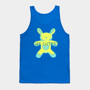 The cutest bunny yellow and blue Tank Top